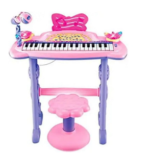 اسباب بازی پیانو الکترونیکی با صندلی و میکروفون My Piano Musical Set With Stool And Microphone_اسباب بازی